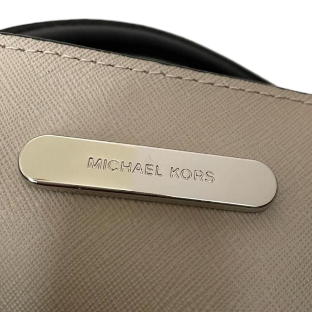 Michael Kors Mercer Large Grey Pebbled Leather Tote Crossbody Satchel - Picture 10 of 16